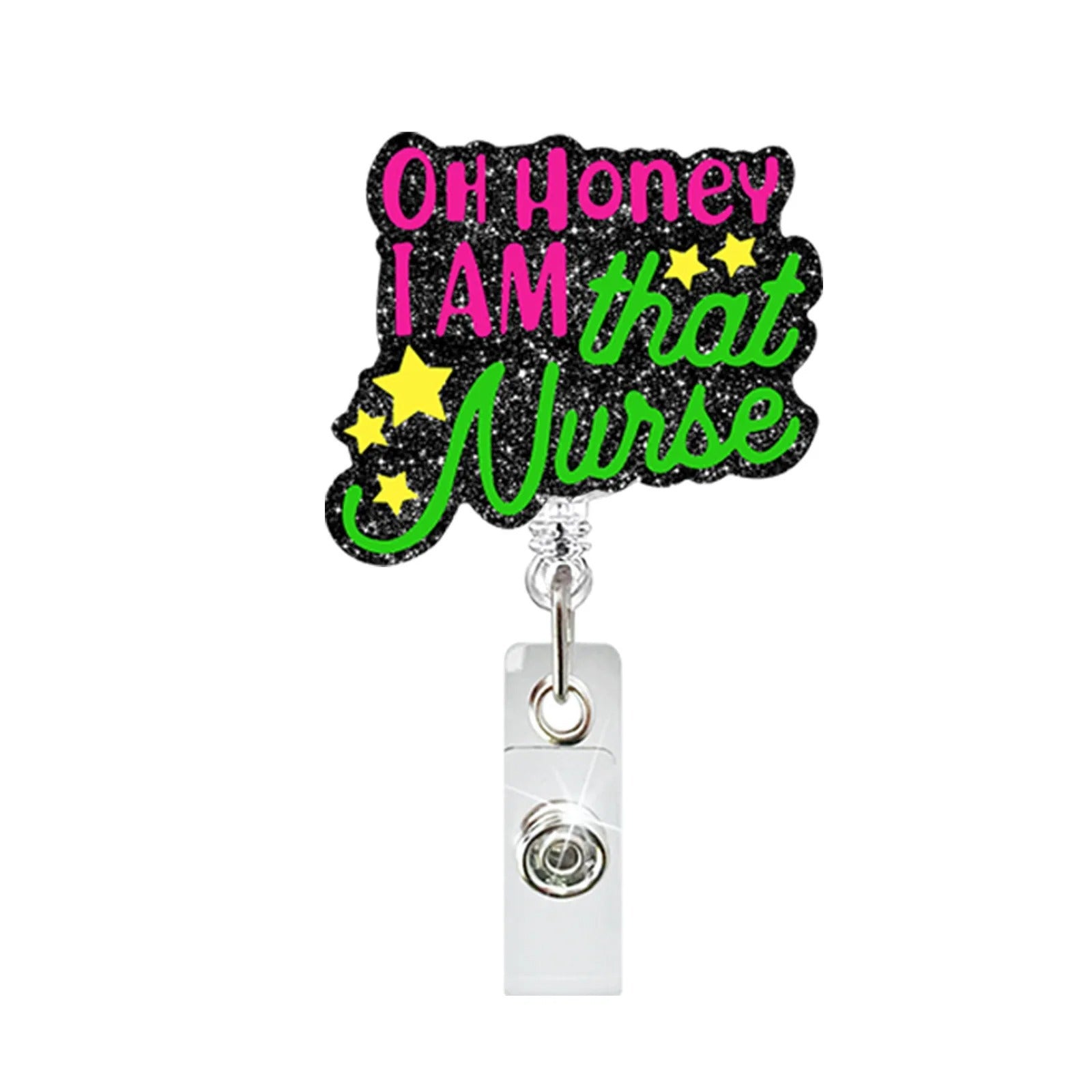 Wholesale DIY acrylic patch regular retractable reel easy pull buckle